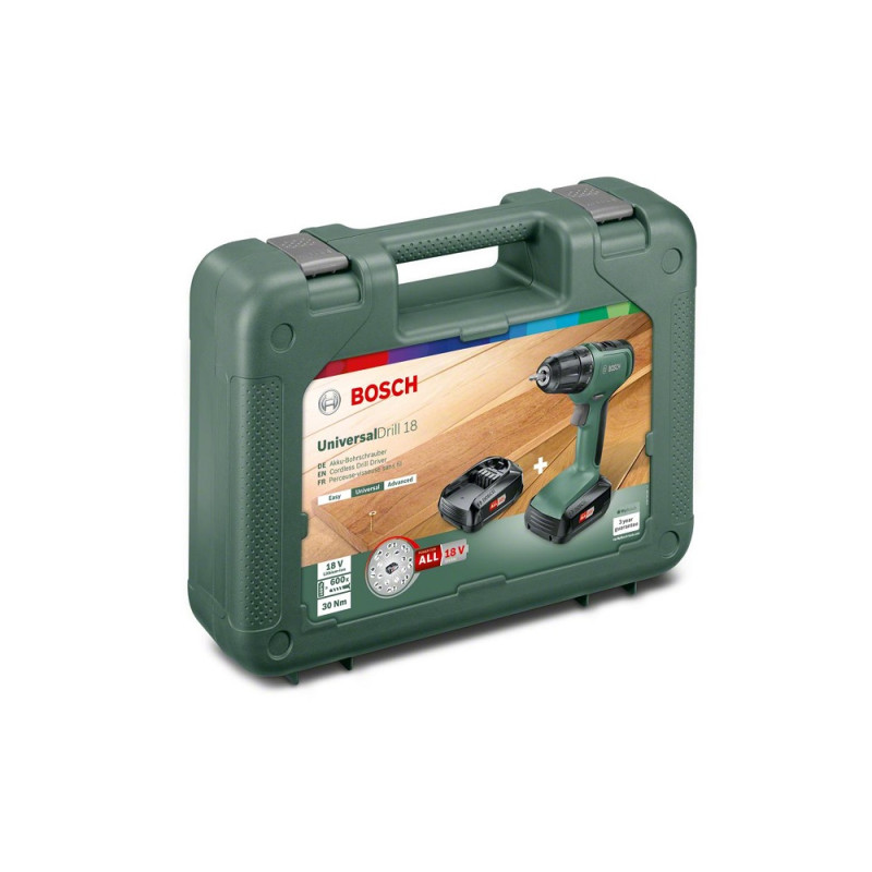 Perceuse visseuse sur batterie UNIVERSALDRILL 18 V BOSCH