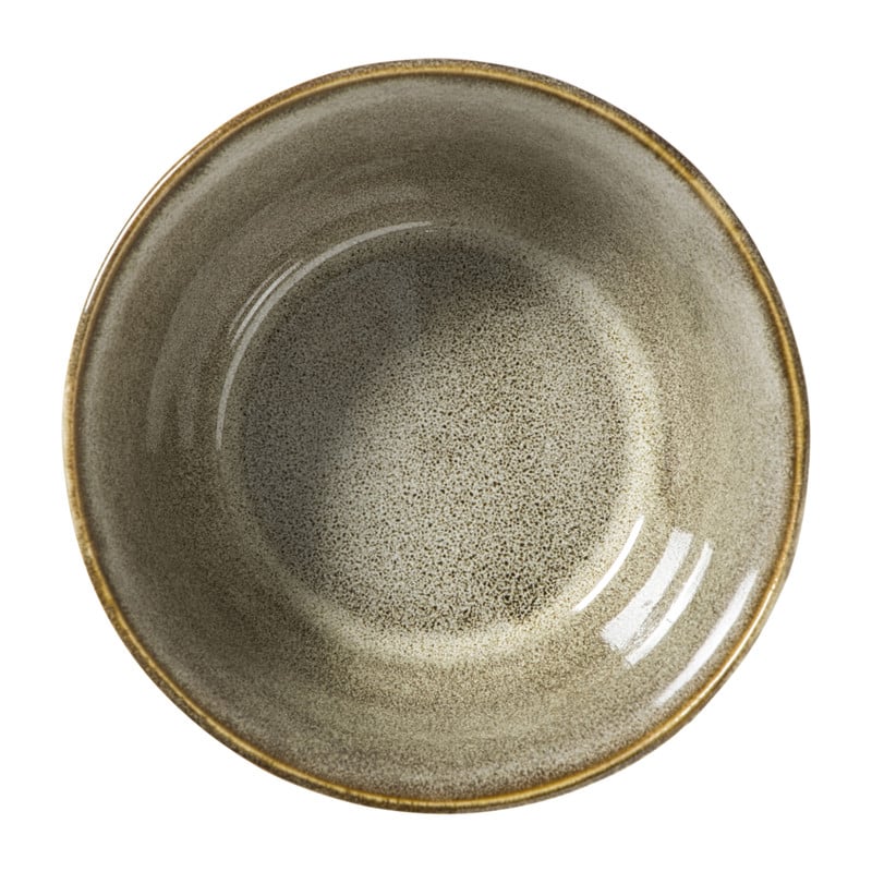 Schaaltje keramiek - bruin - &Oslash;7.3x6.1 cm