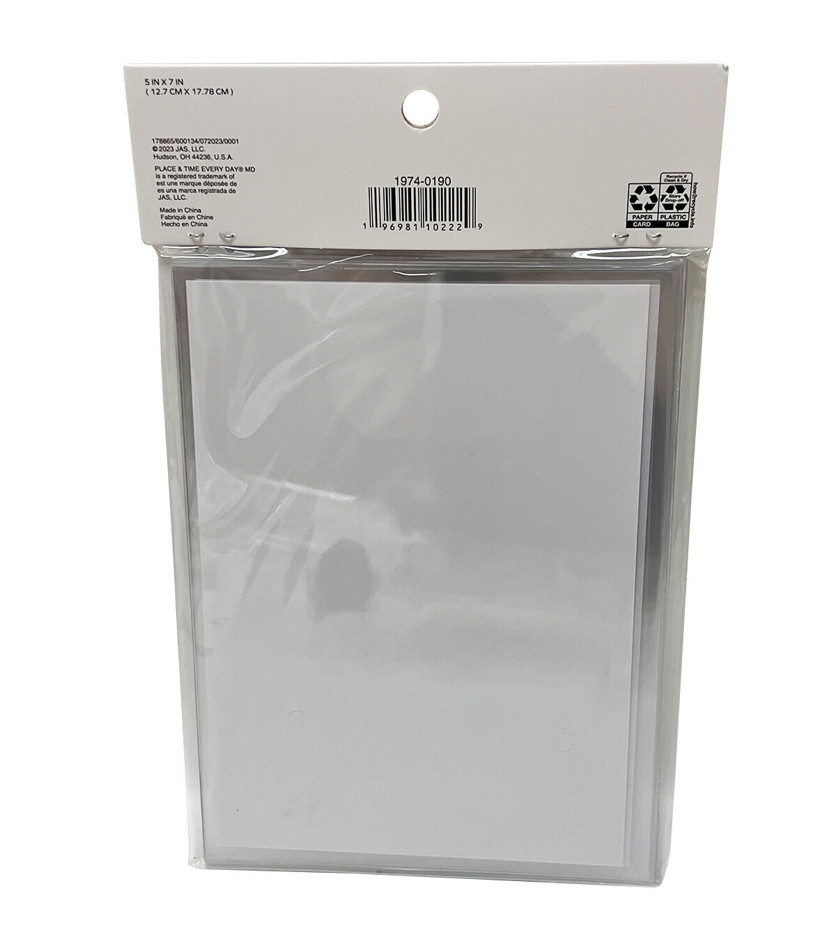 5 x 7 Acrylic Magnet Picture Frames 6pk by Place & Time