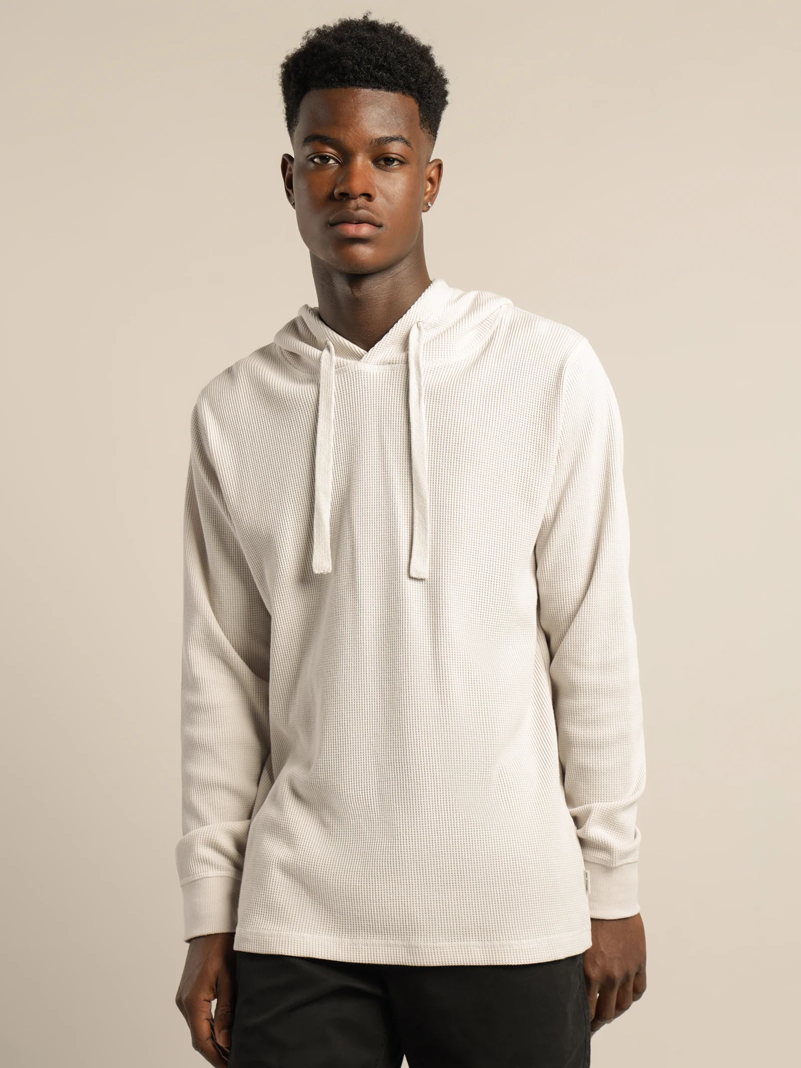 Maison Waffle Hooded Sweater