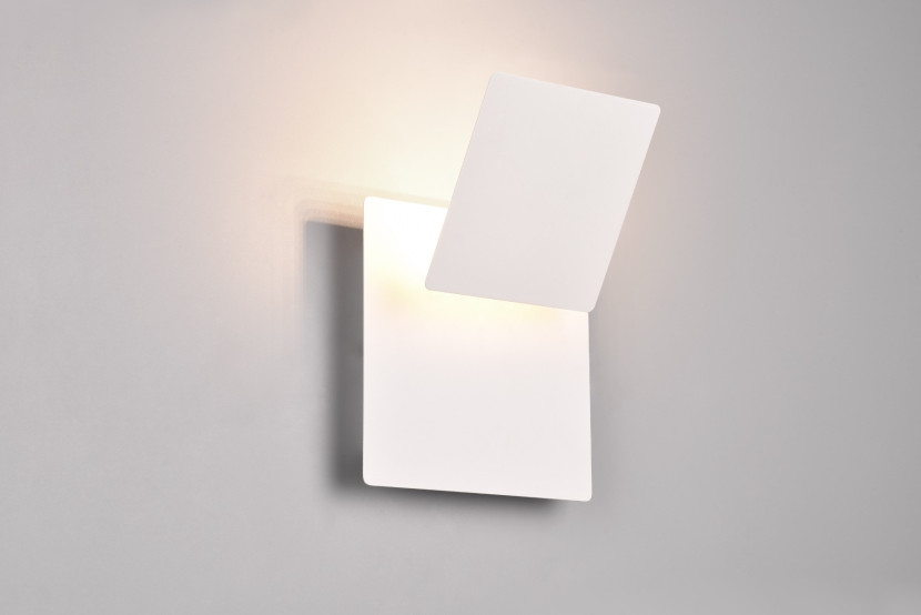 Kinkiet MIObiały LED 1x6W 560lm wym:18x18x18cm IP20 Trio