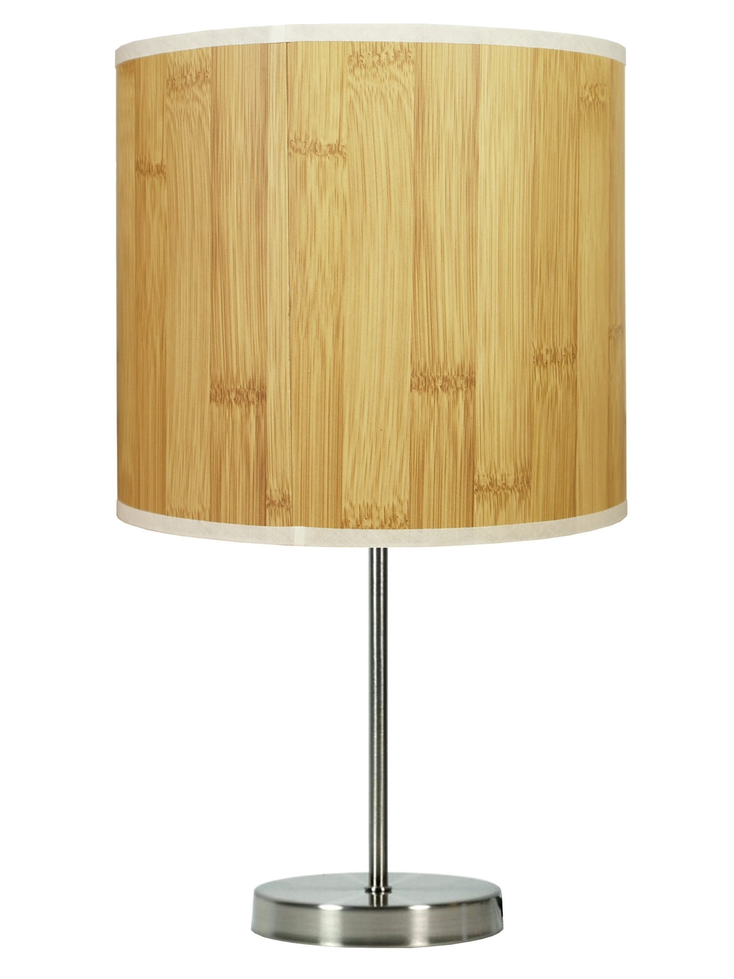 Lampa stołowasrebrno-naturalne drewno TIMBER 1xE27x60W wys:41cm Candellux