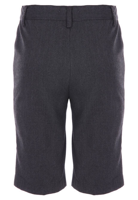 Boys Charcoal Grey School Shorts