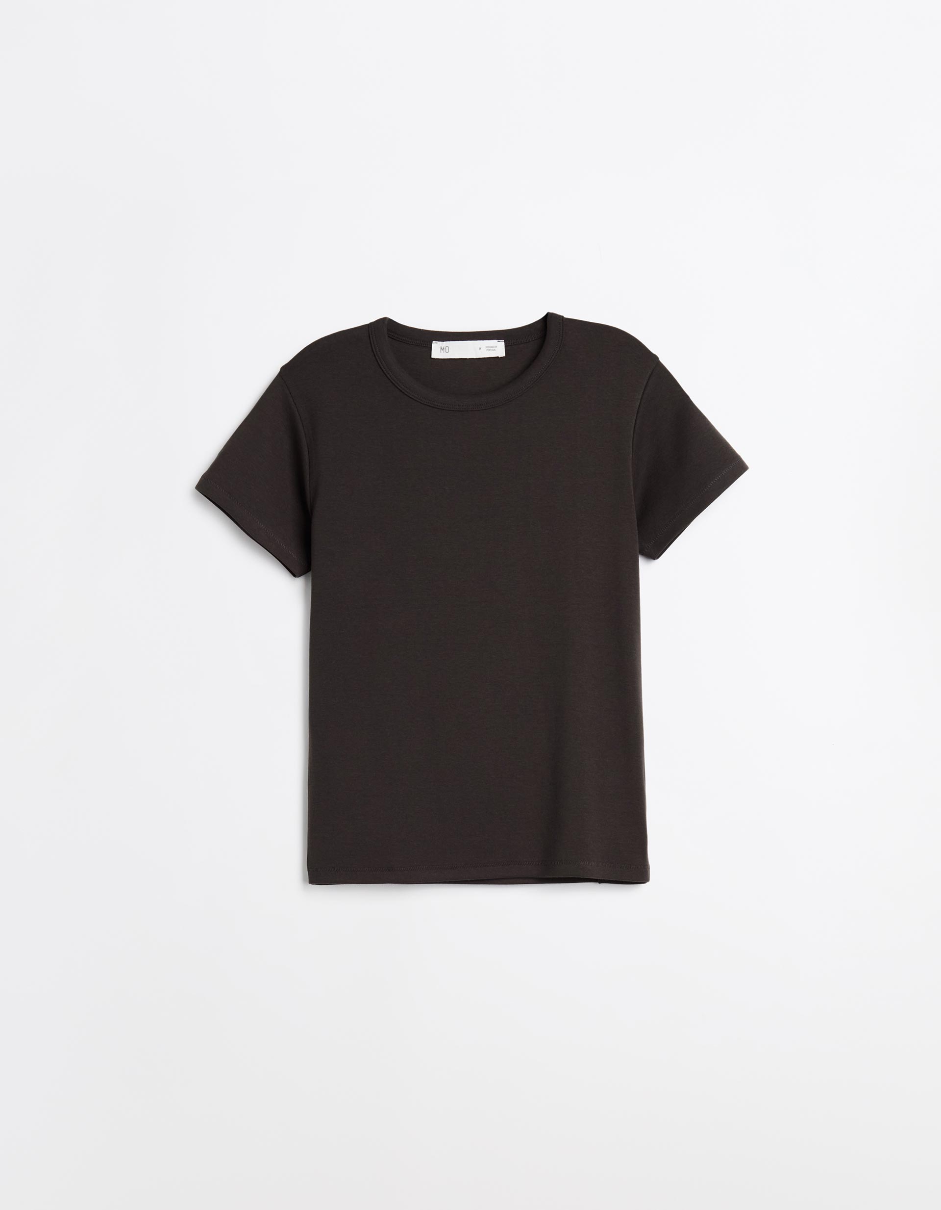 T-shirt, Mulher, Cinzento Escuro