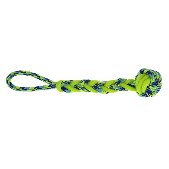 Spielzeug »K9 Fitness«, Zugseil mit TPR-Ball, blau/grün, für Hunde