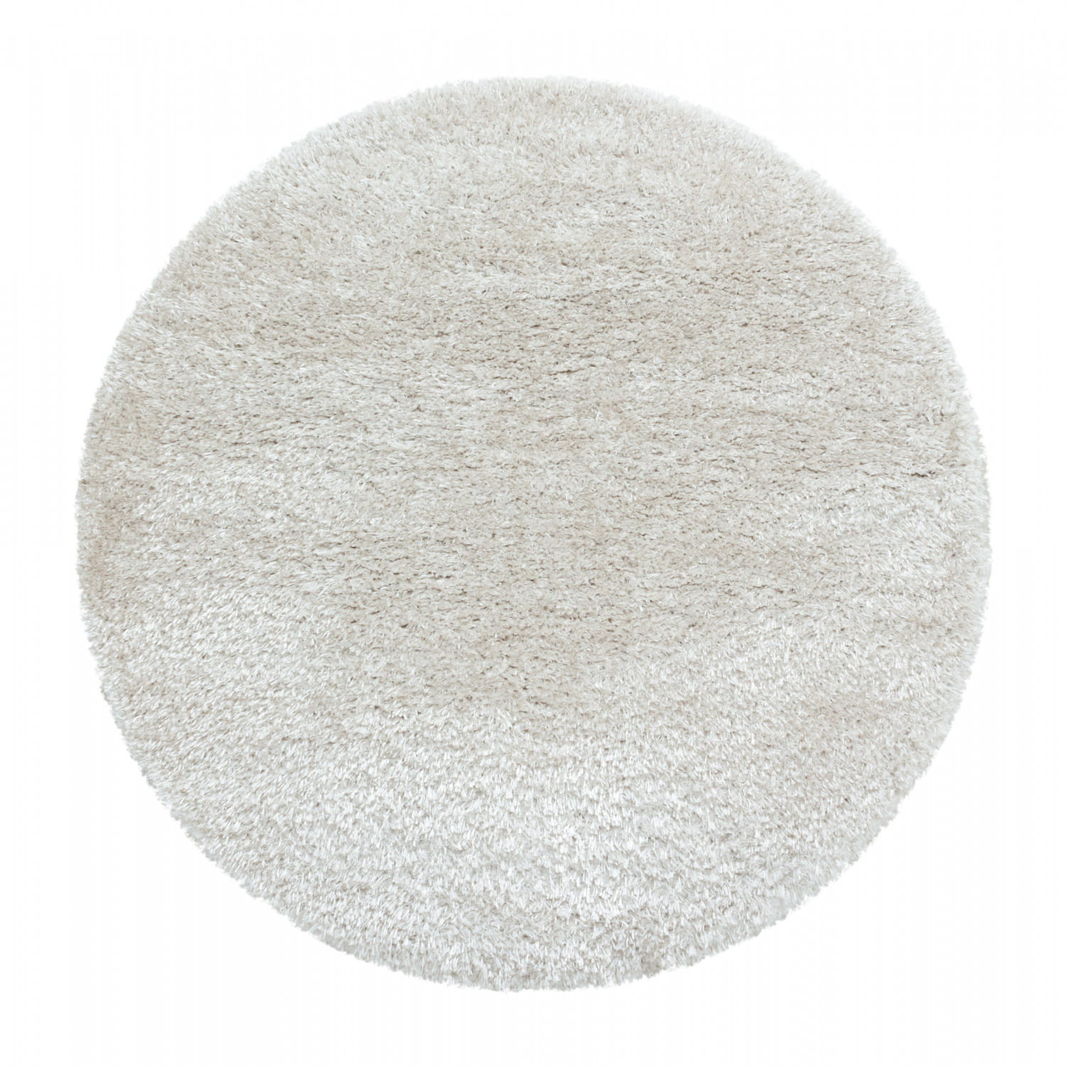 Dywan shaggy poliestrowy Brilliant latte koło 200x 200