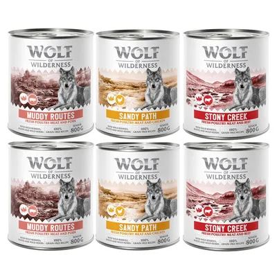Wolf of Wilderness Senior 6 x 800g - With lots of fresh poultry