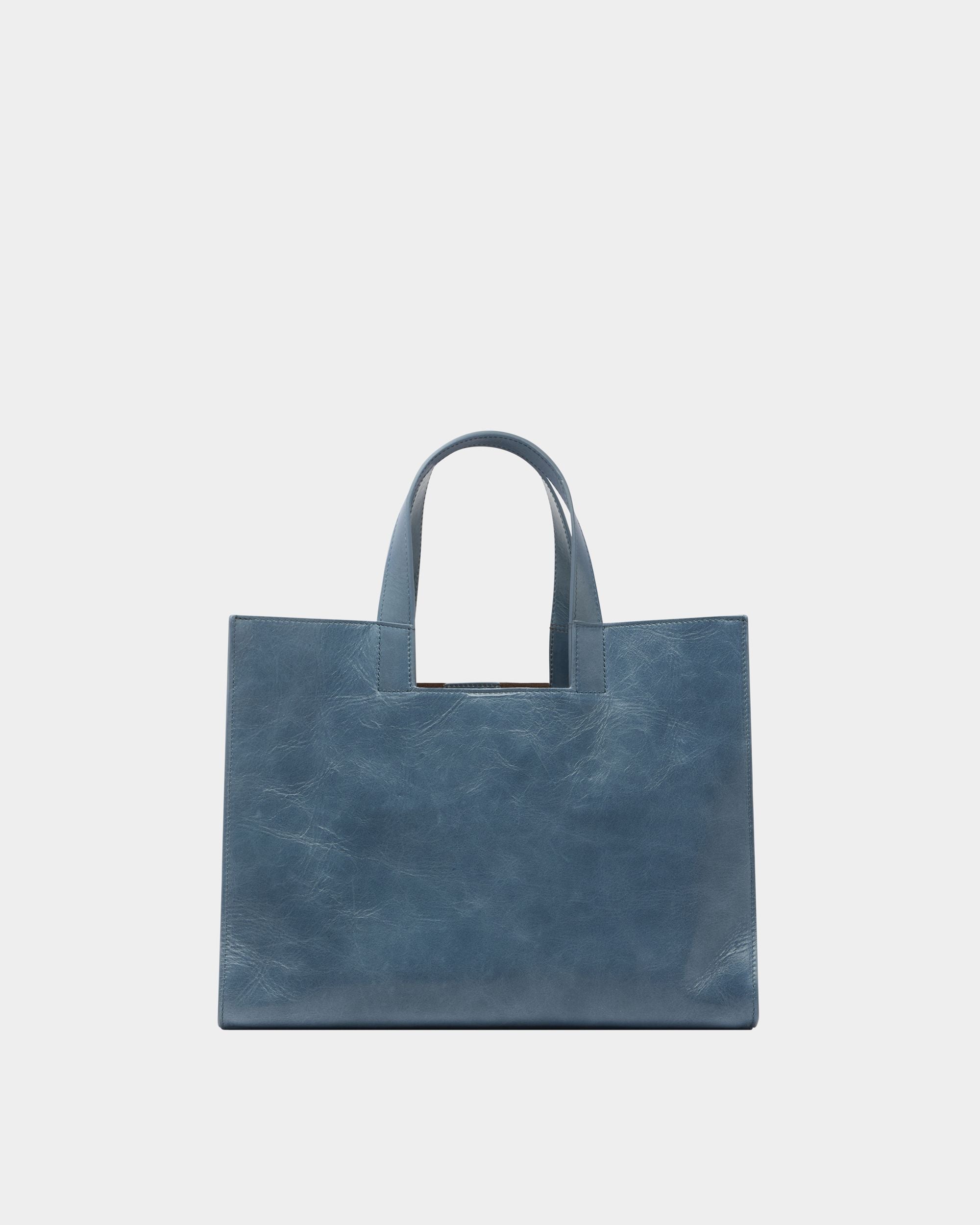 Tote Bag Easy Bally aus Leder in Light Blue