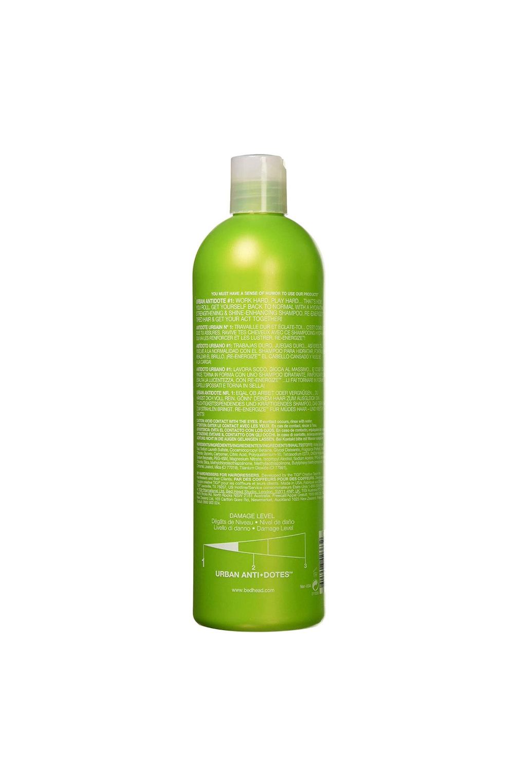 BED HEAD by TIGI Urban Antidotes Re-Energise Daily 'Shampoo', 750ml