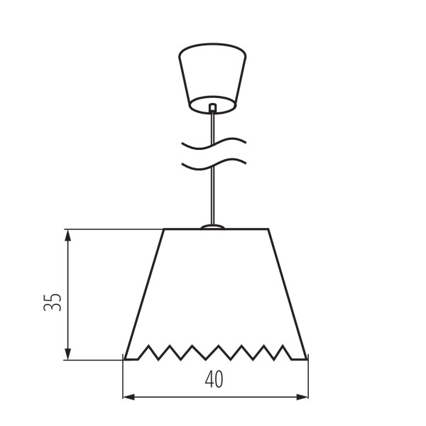 Lampa wisząca LightLogic LL ARILAS LAMP03 E27 66384 boho EKO z trawy rafii