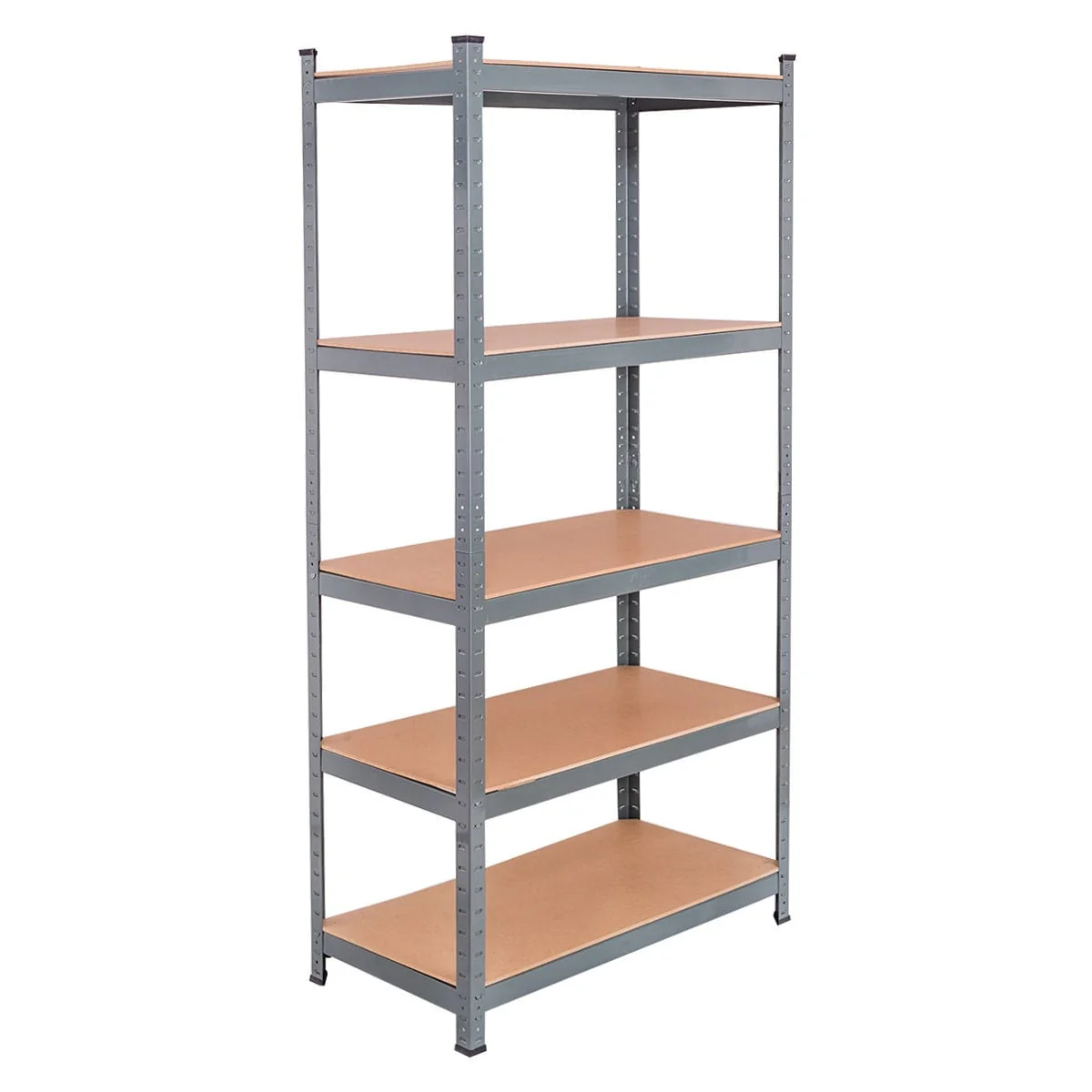 Gymax 72'' Steel 5-tier Garage Shelf Metal Storage Adjustable Unit