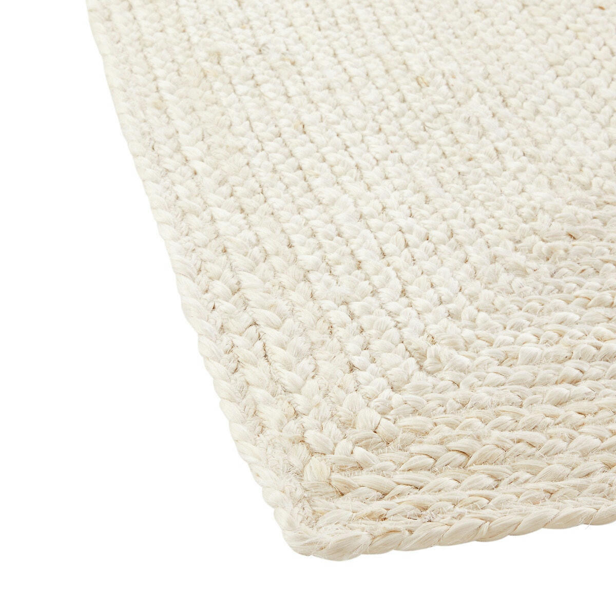 Tapis de couloir jute blanchi, Aftas