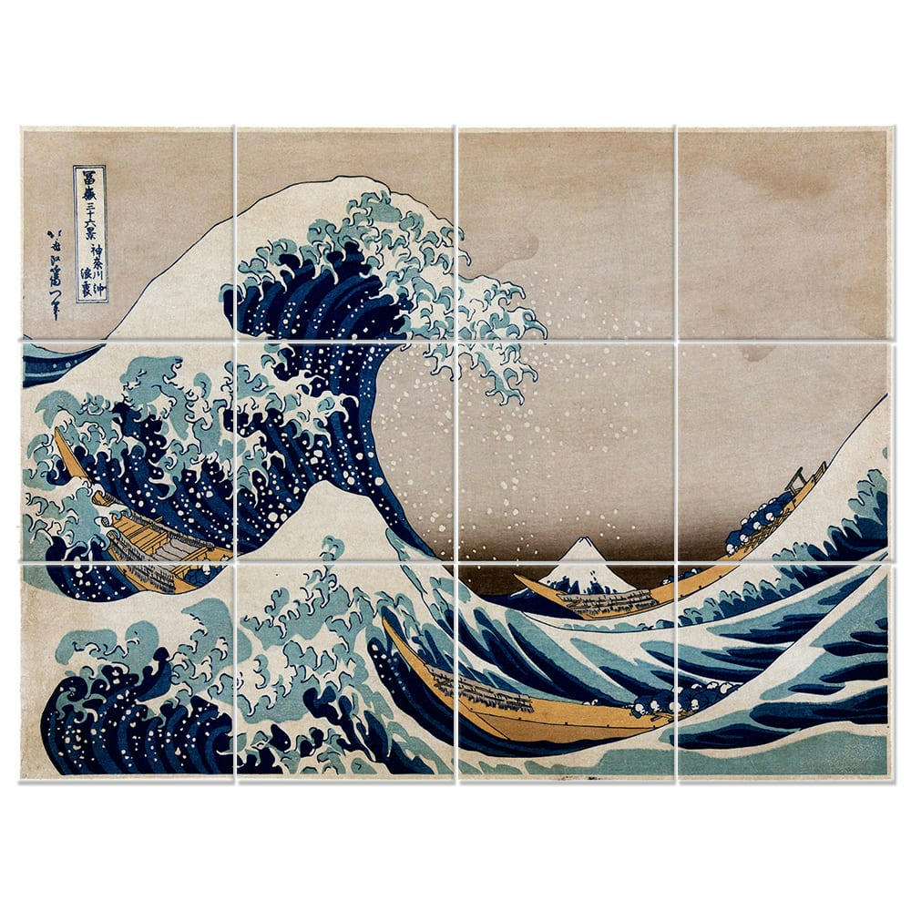 - Tableau La Grande Vague De Kanagawa - Katsushika Hokusai 150x200cm