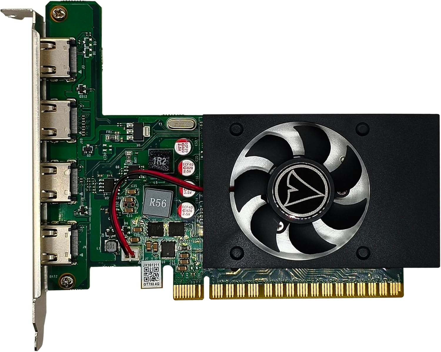 GeForce GT 730 Graphics Card, 4× HDMI 4GB GDDR5 Video Card PCIe 2.0×8 384CUDA Gaming Video Card for for Multi-Monitor Business, HTPC, Home Theater, Silent PC