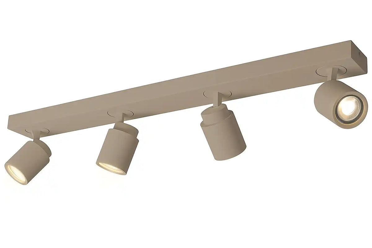 Freelight spot Razza - 4 lichts - 76 x 14  cm - beige