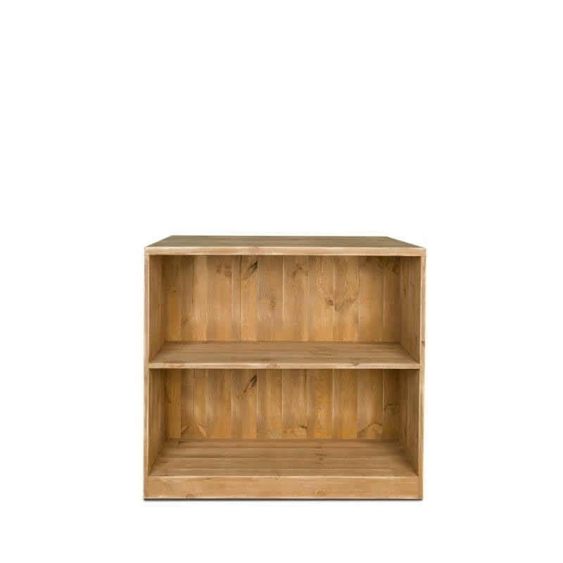 - Comptoir double face 4 casiers bois massif