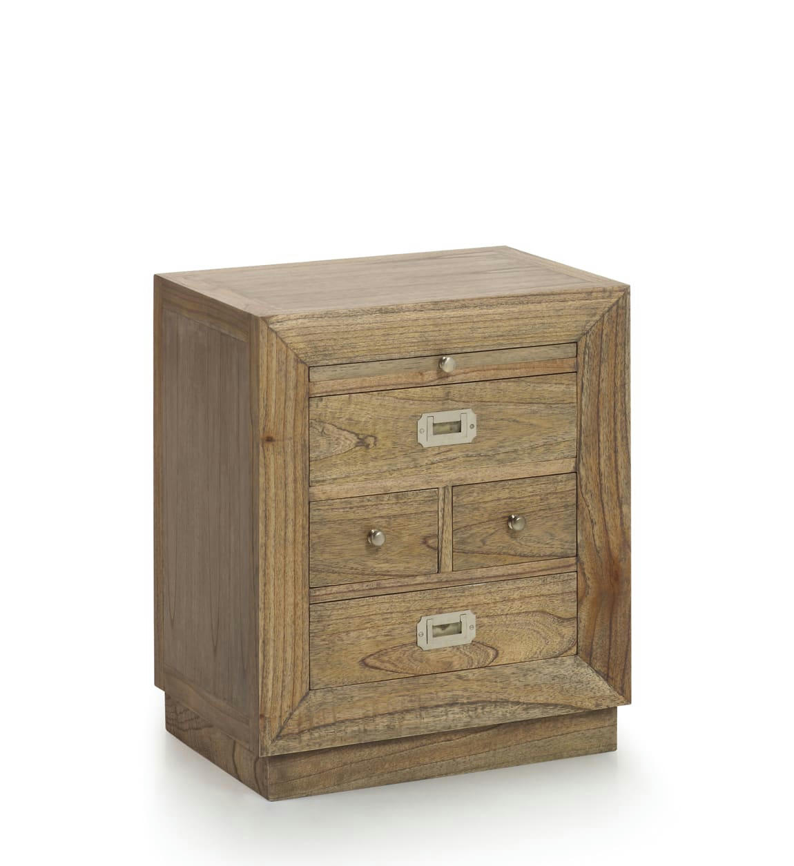 MERAPI - Table de chevet en bois marron L 50 cm