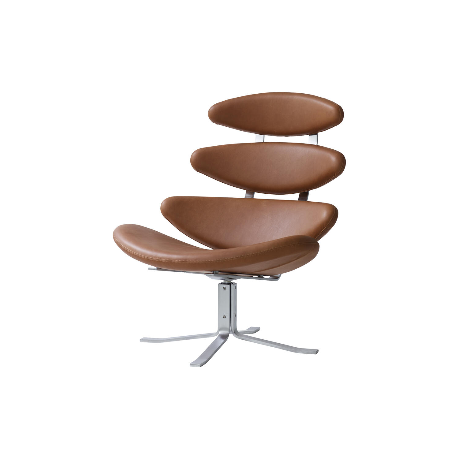 Corona loungestol, cognac