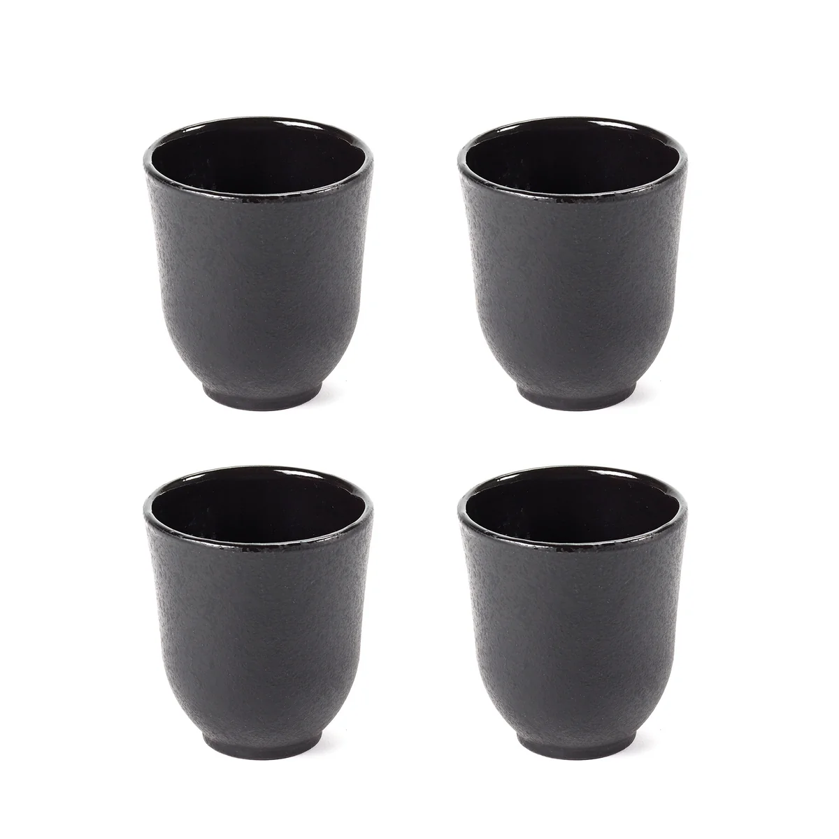 Serax - Inku gusseiserne Tasse, 150 ml, schwarz (4er-Set)