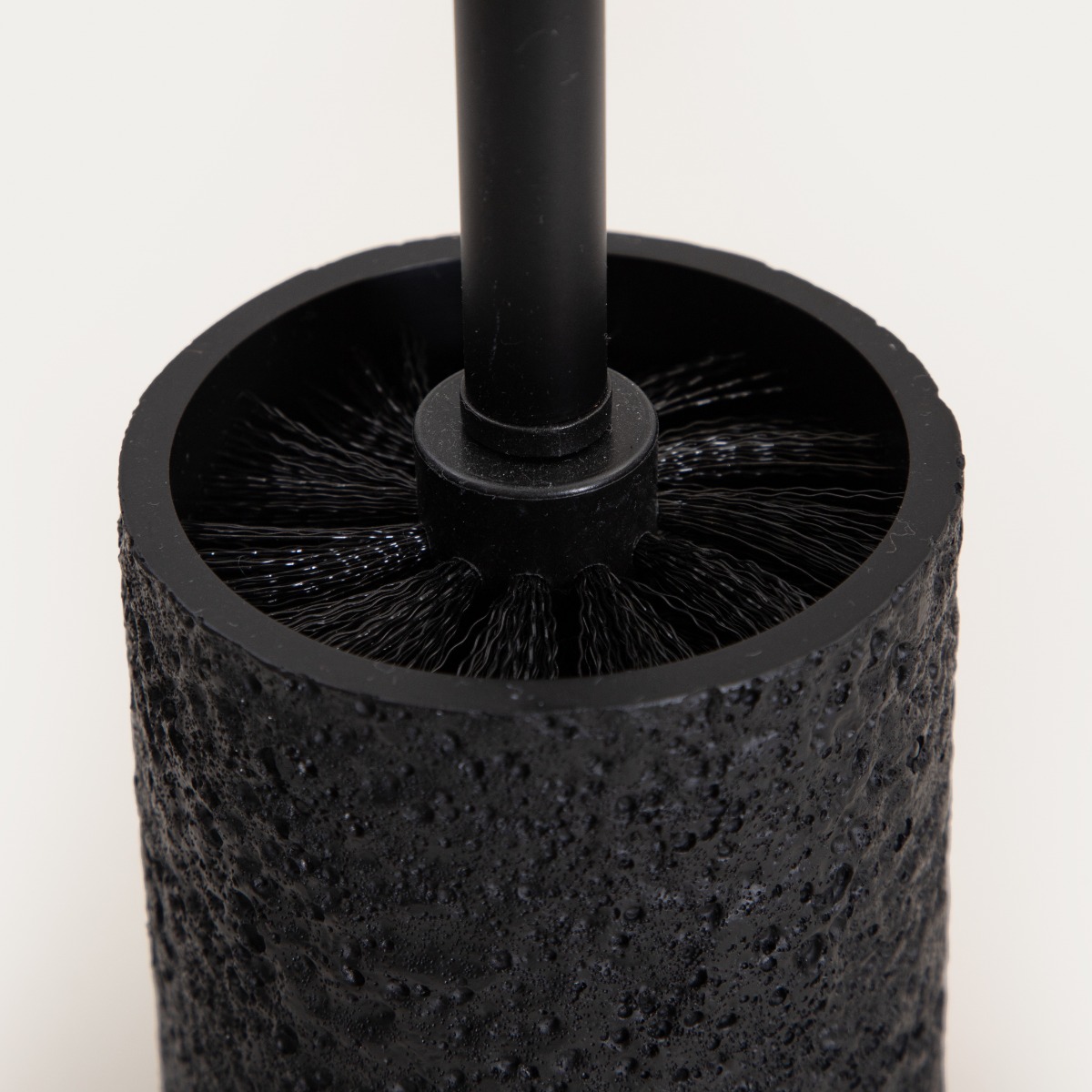 Szczotka do WC VOLCANO czarna 10x13x36,5 cm