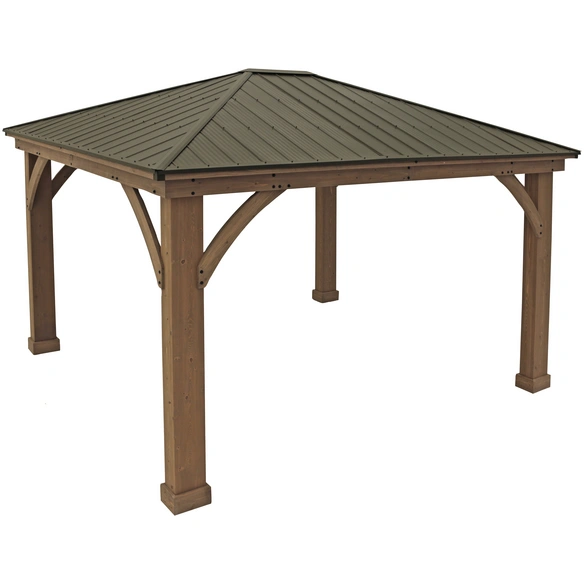 Holzpavillon »Devon«, Walmdach, rechteckig, BxHxT: 427 x 317 x 366 cm