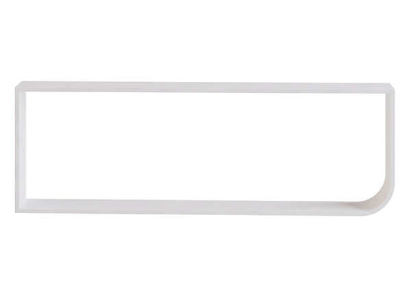 Pack 2 supports porte-serviettes pour plan de toilette T-BATH - blanc mat