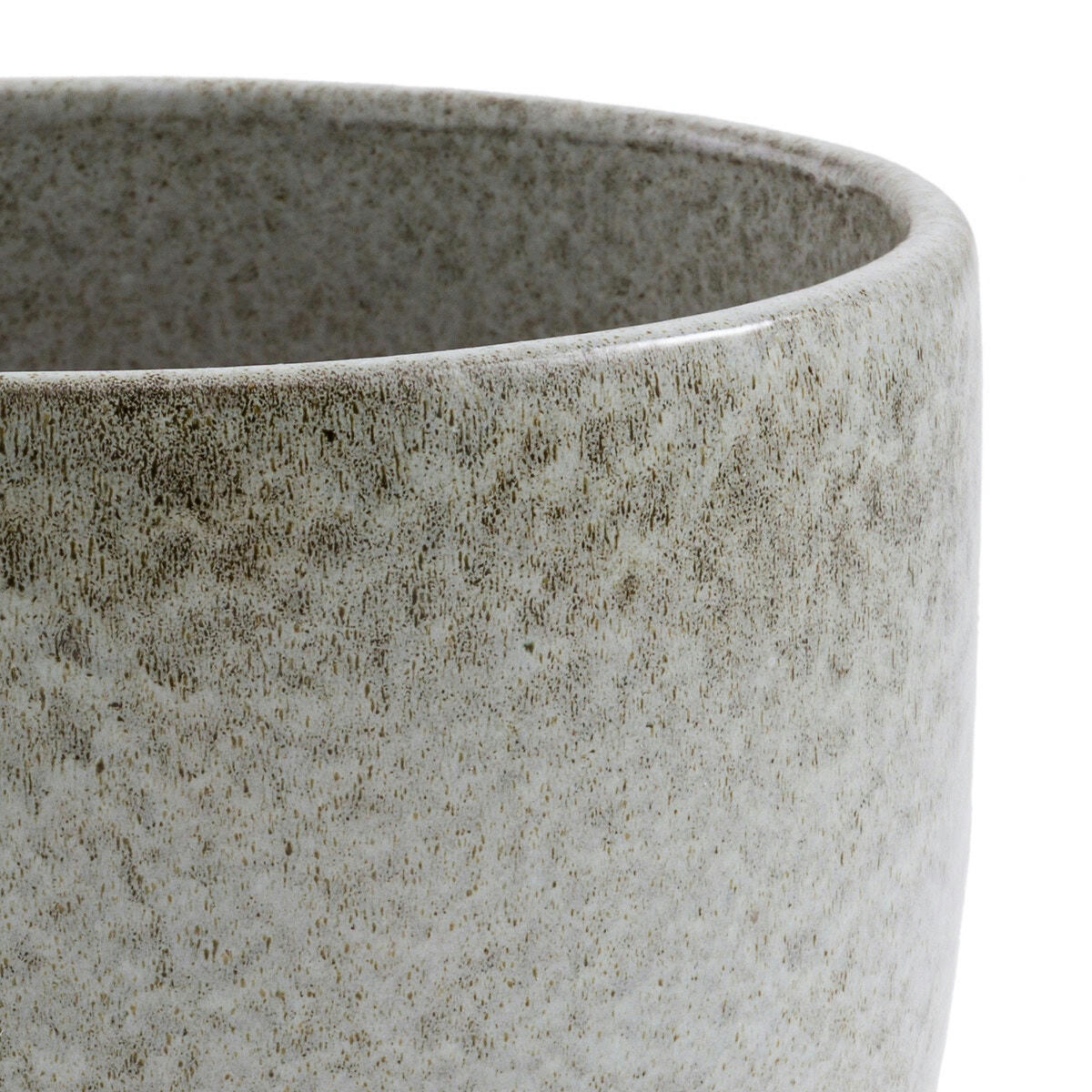 Cache-pot en terre cuite émaillée Ø29 cm, Orane