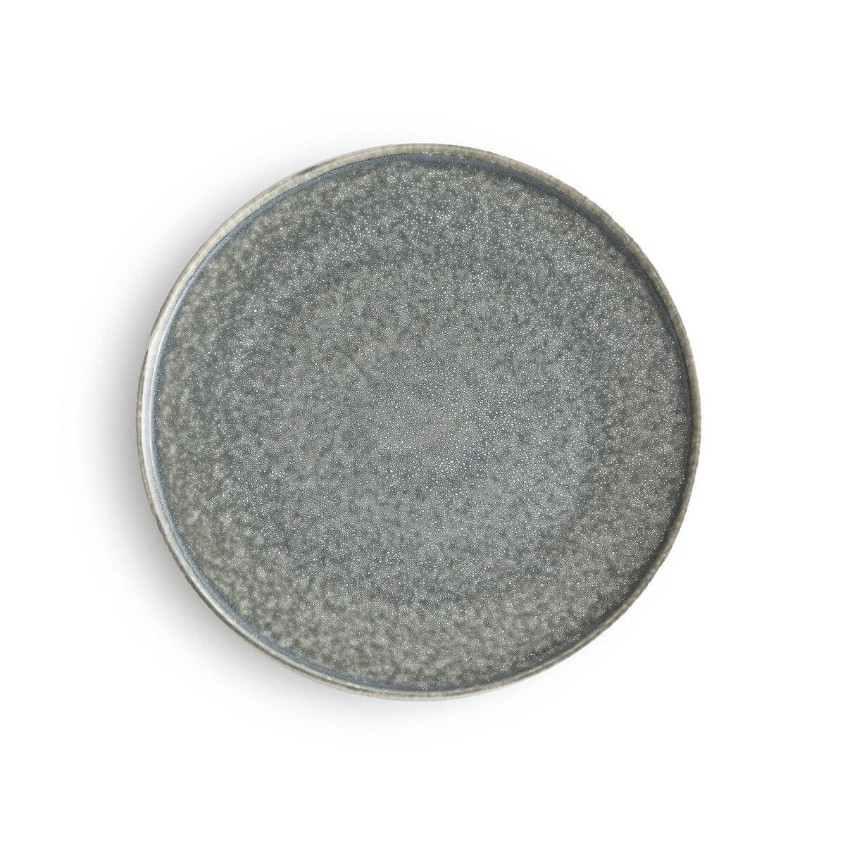 Lot de 4 assiettes plates en grès, Obidos