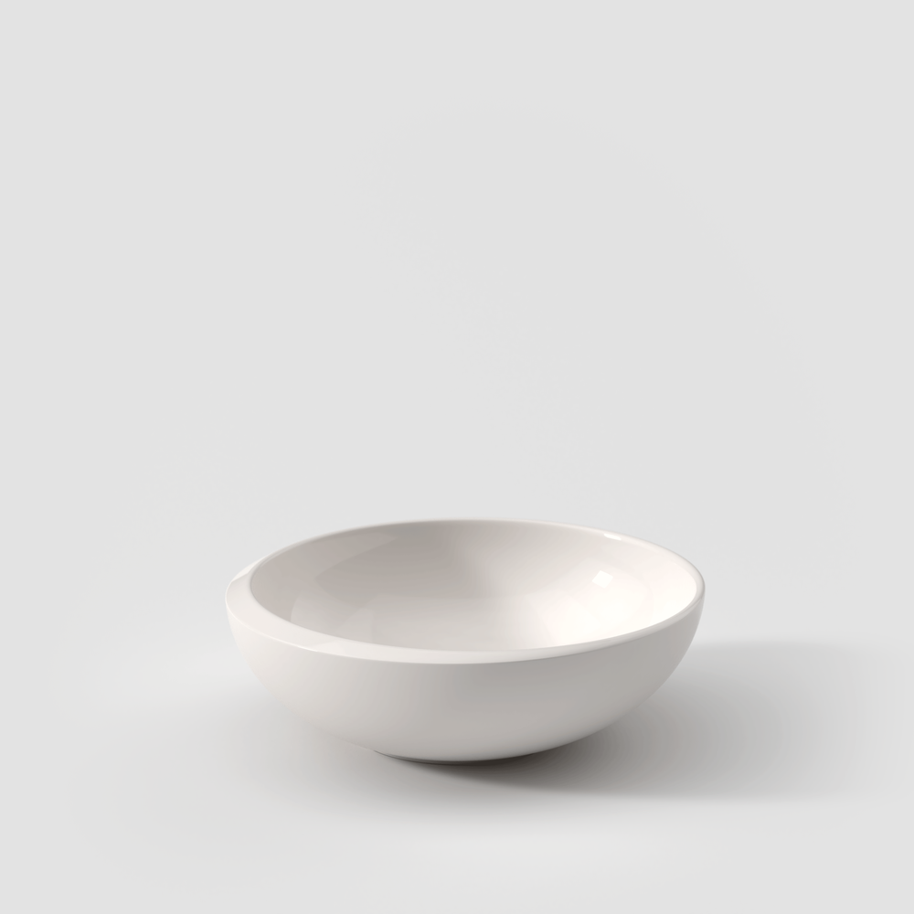 NewMoon Appetizer/ Dessert Bowl - White, 4.8 oz, Premium Porcelain