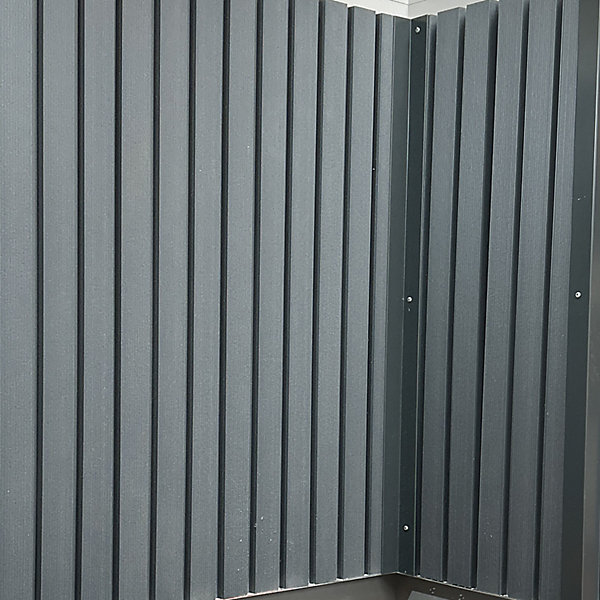 Cornière entrante Aluminium, L.2.5m, Blanc, SYLWAY