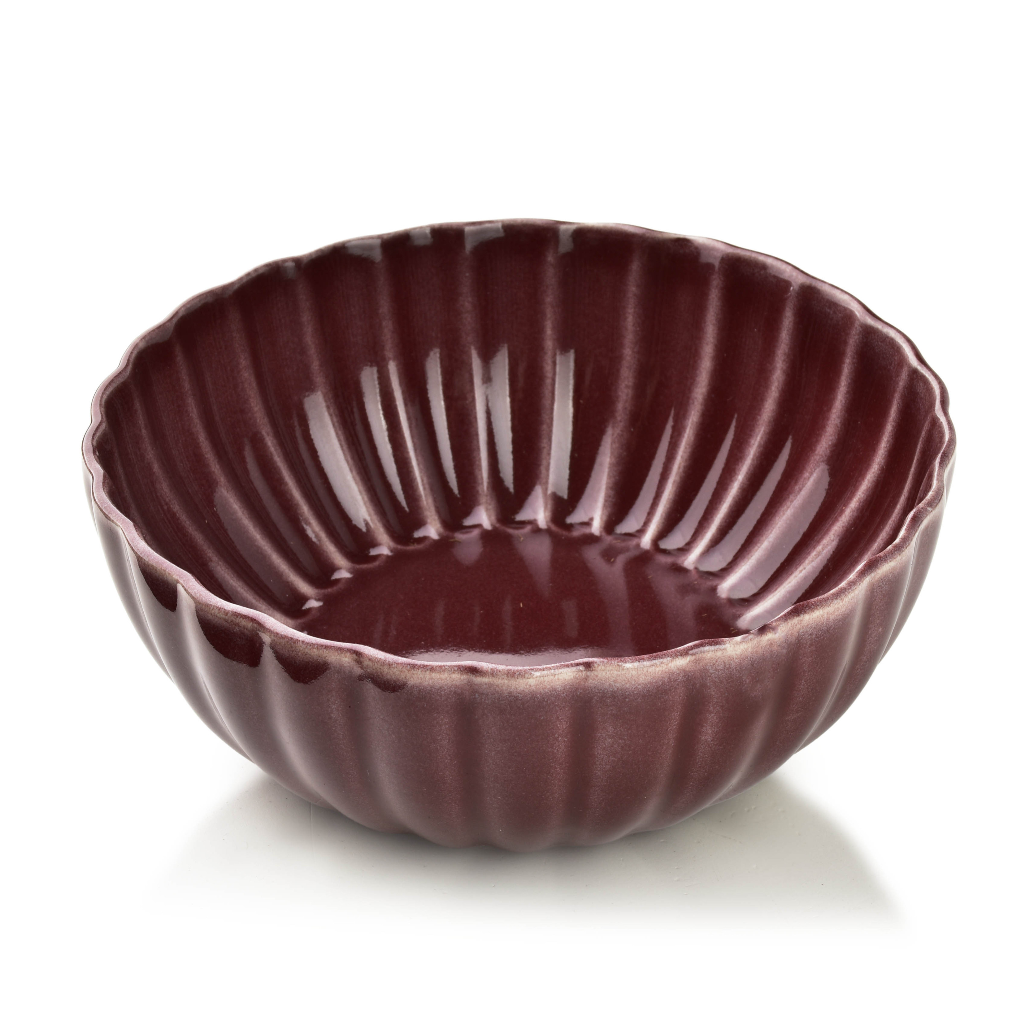 EVIE BURGUNDY Miska 650ml 16.7x16.7x6.7cm