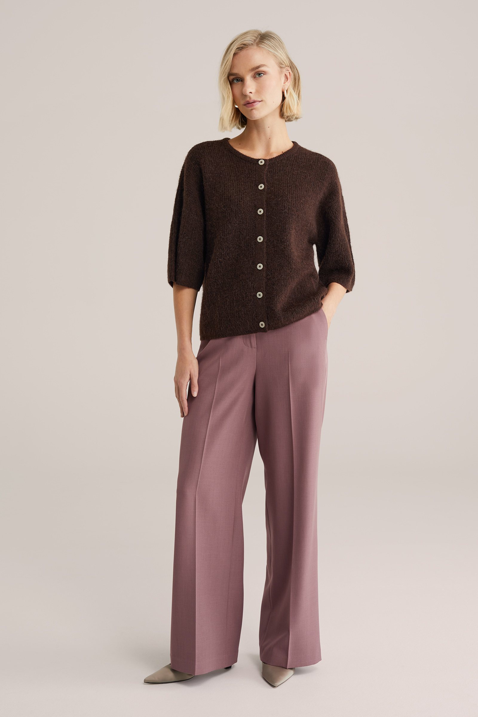 Dames wide leg pantalon