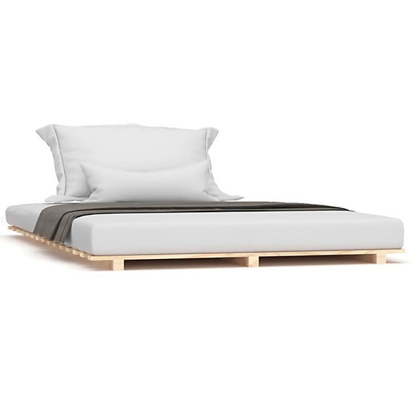 824568 vidaXL Cadre de lit 140x200 cm Bois de pin massif
