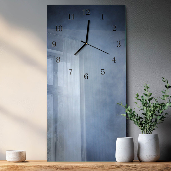 Zegar płynący 30x60 Dym zegar ścienny