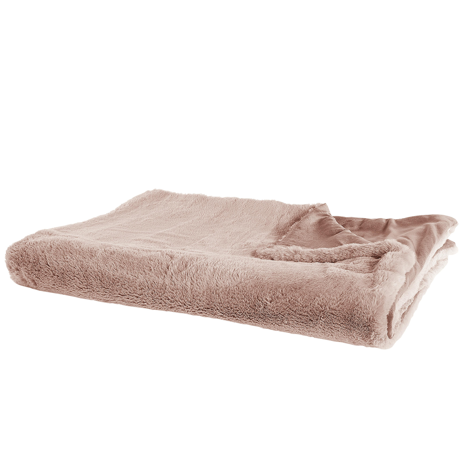 CHAAB - Couverture en polyester rose 220x200cm