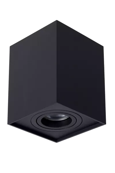 Spot kwadratowy czarny Tube 1xGU10x50W wym:12,5x9,6x9,6cm IP20 Lucide