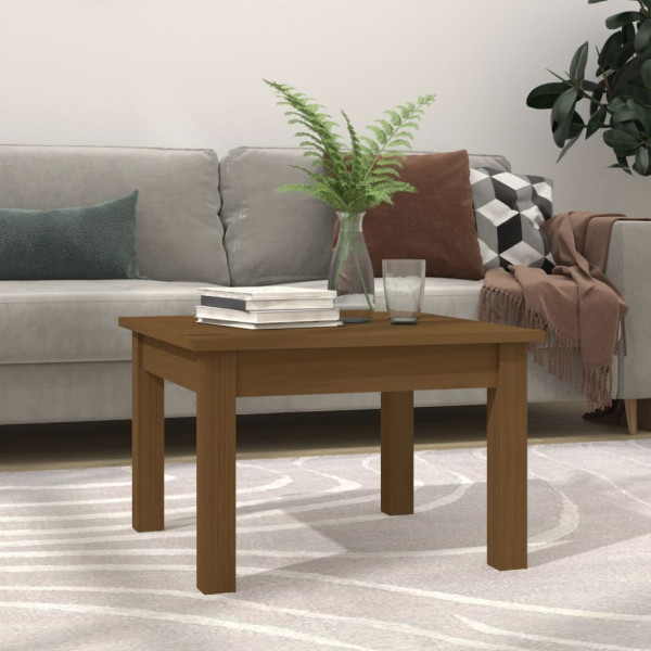 Stolik Kawowy Ława Stół Brązowy Drewniany 45x45x30 Do Salonu Do Pokoju