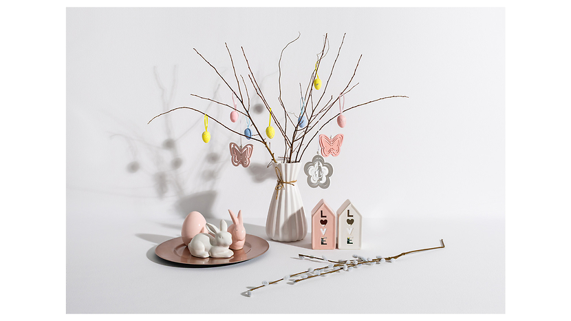 Świecznik na tealight Love 14 cm różowy