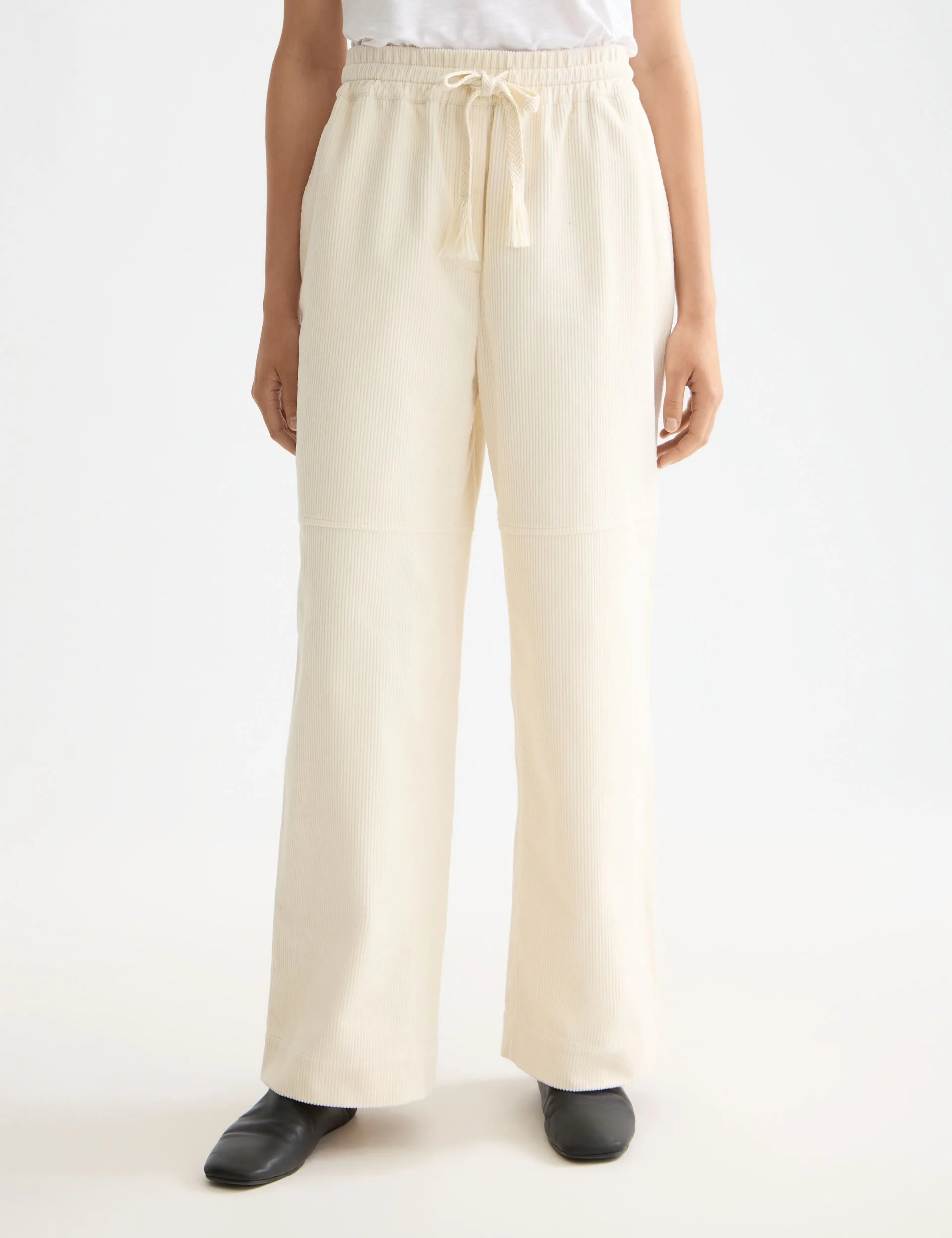 Noa high-rise wide-leg pull on pant