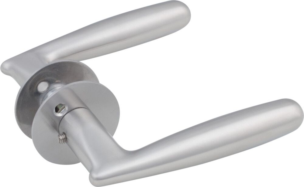 DØRHÅNDTAK JASA L-FORM ORION BØRSTET 22 MM