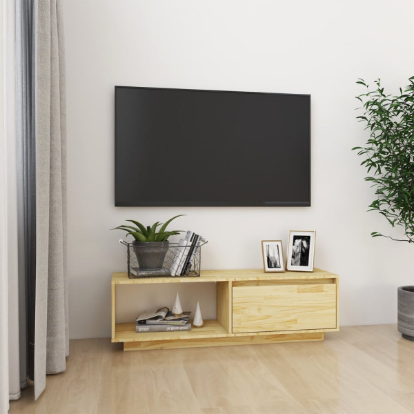 Szafka pod Telewizor Rtv Brąz Mat Nowoczesny Salon 110x30x33,5cm