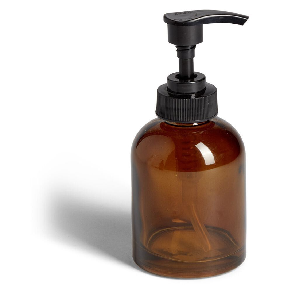 Distributeur de savon 100ml verre marron