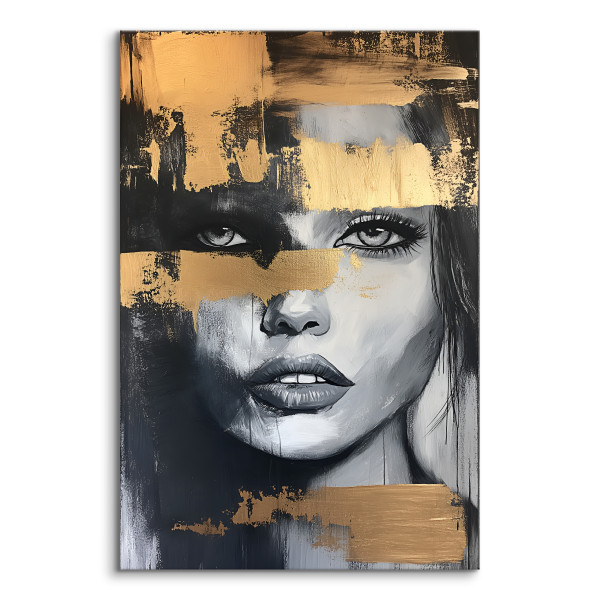 Obraz Na Płótnie Tajemniczy Portret Kobiety Glamour 20x30cm