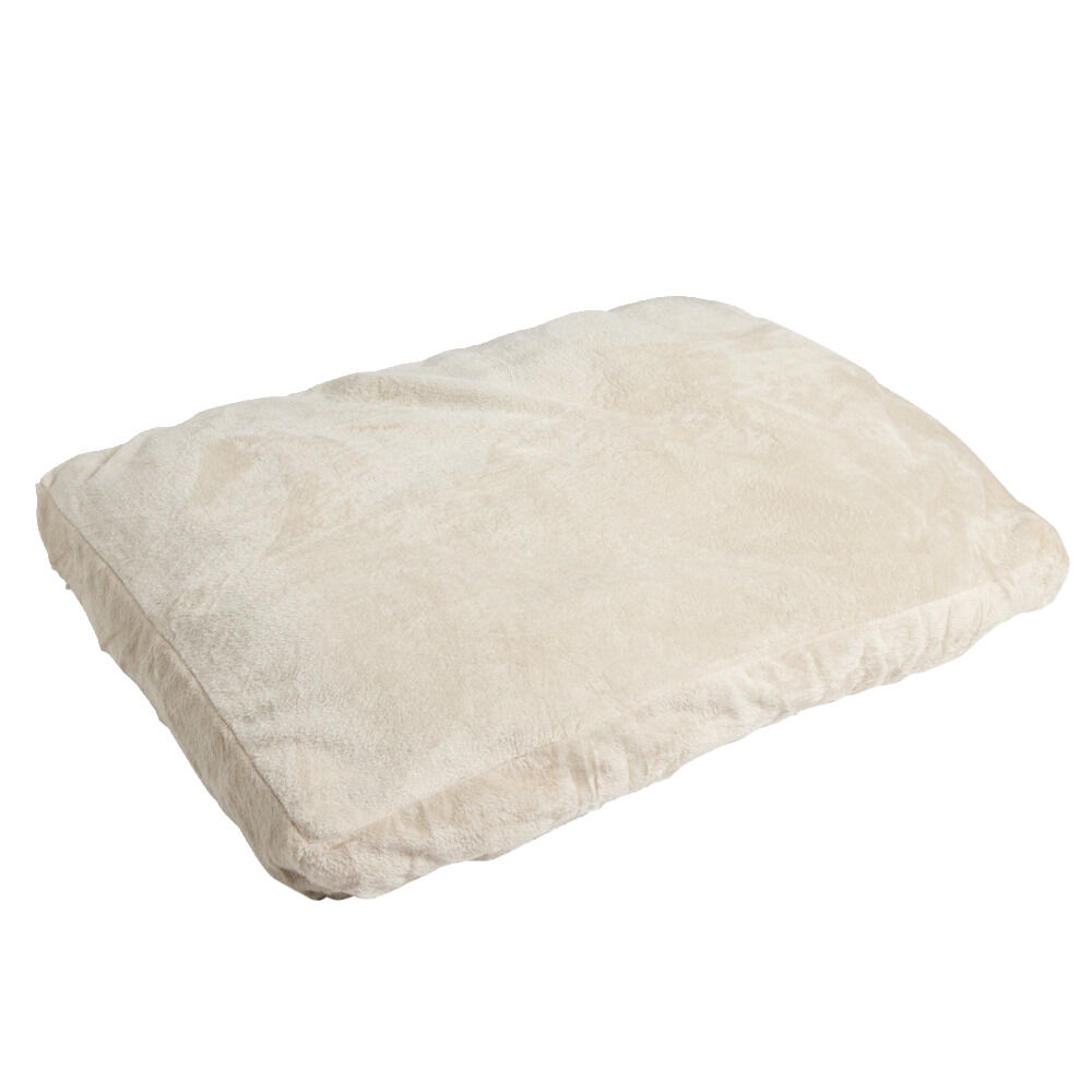 Couchage chien XL tissu beige 80x110cm
