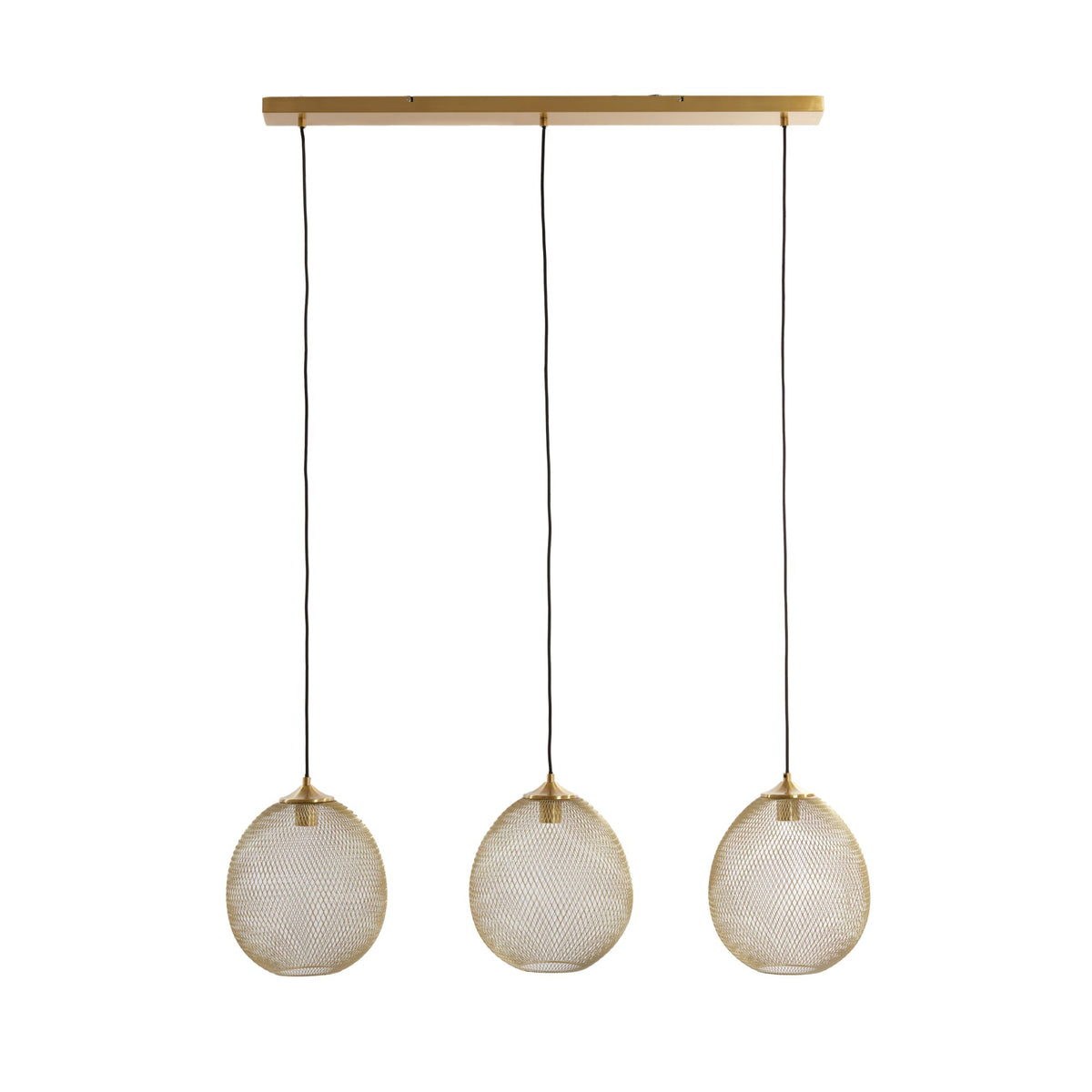 Light & Living hanglamp Moroc - goud - 30x104x34cm