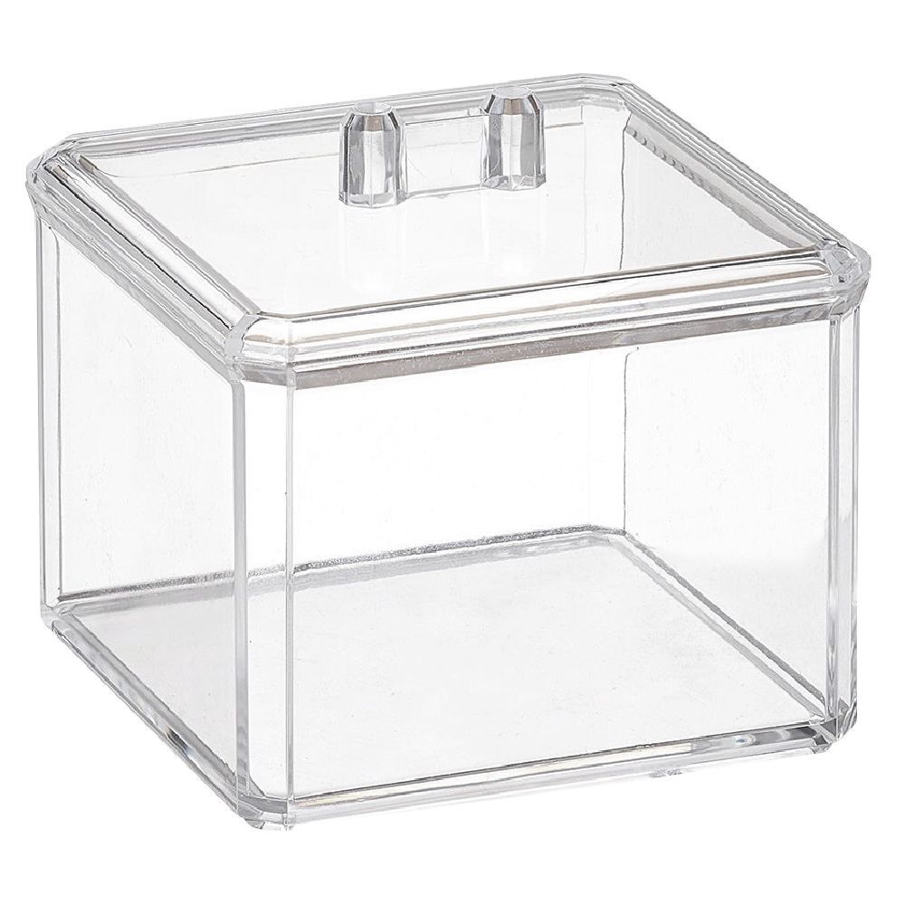 BoÎte à coton plastique transparent