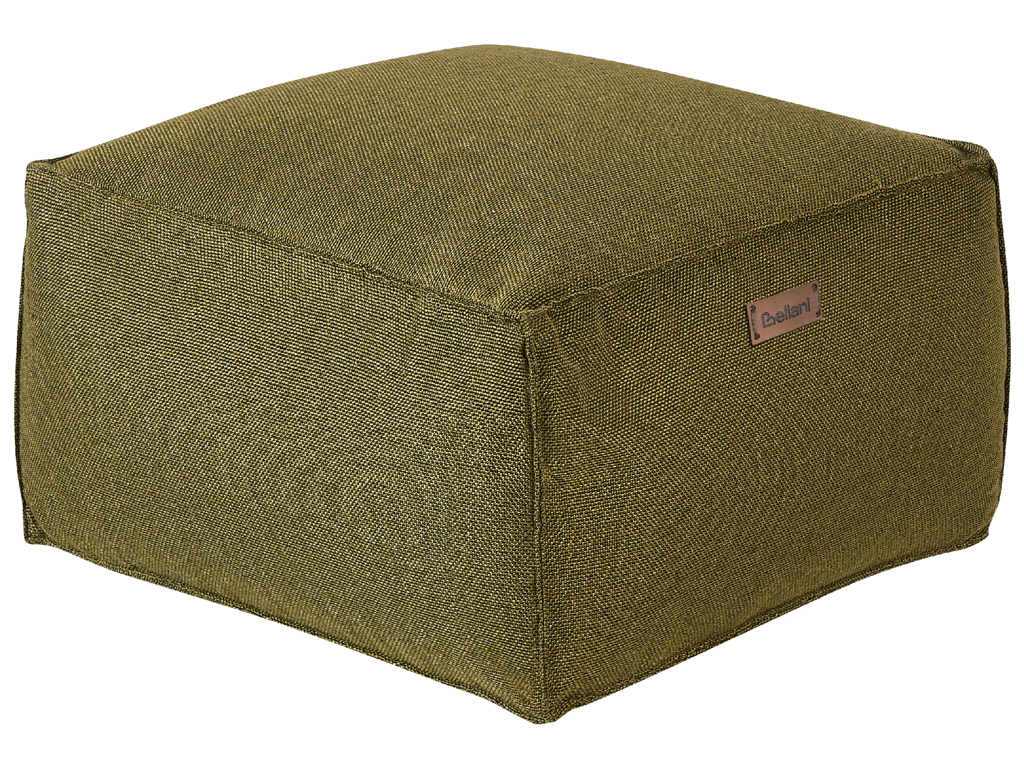 Pouffe MUKKI Fabric Olive Green