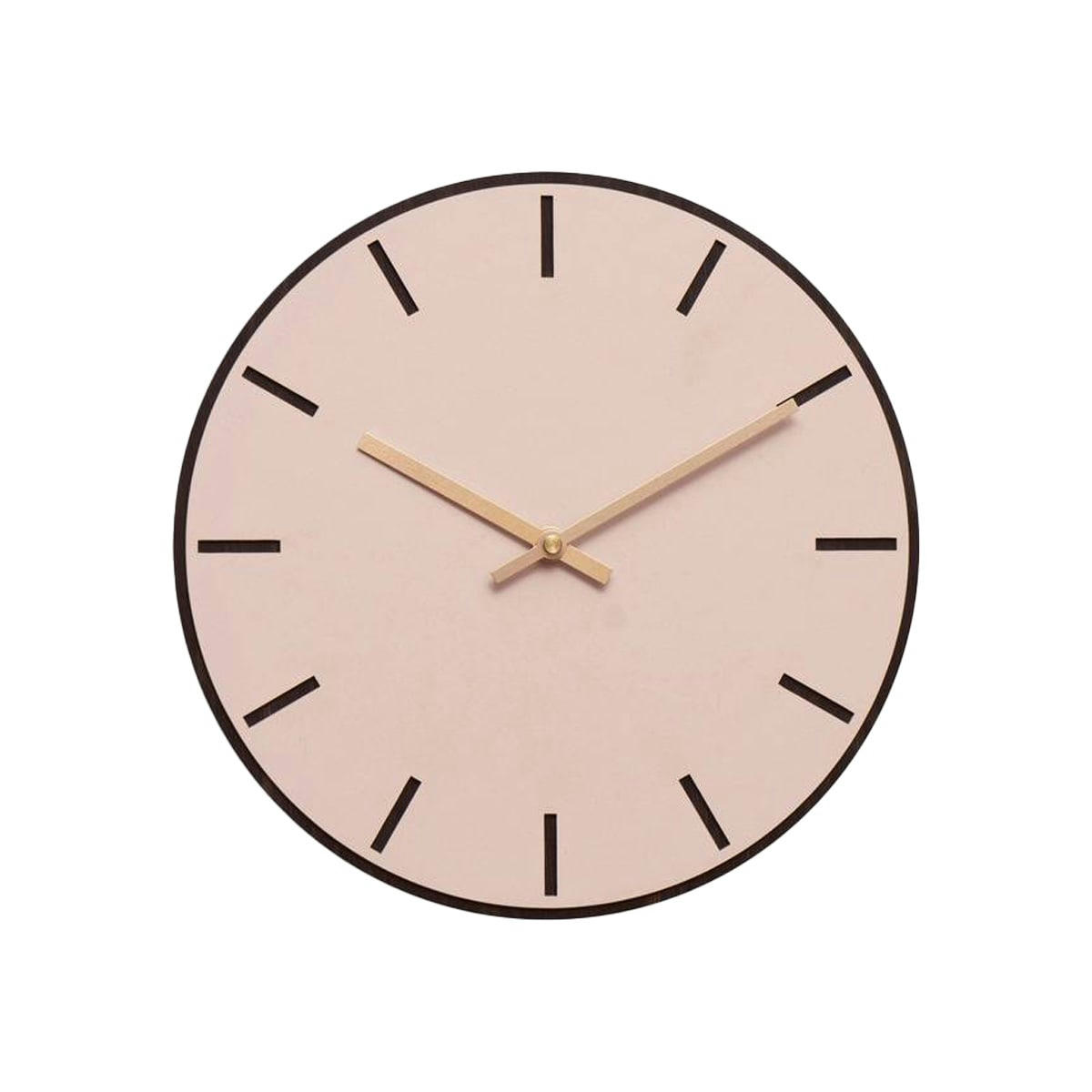 - Horloge murale en linoléum rose D28cm