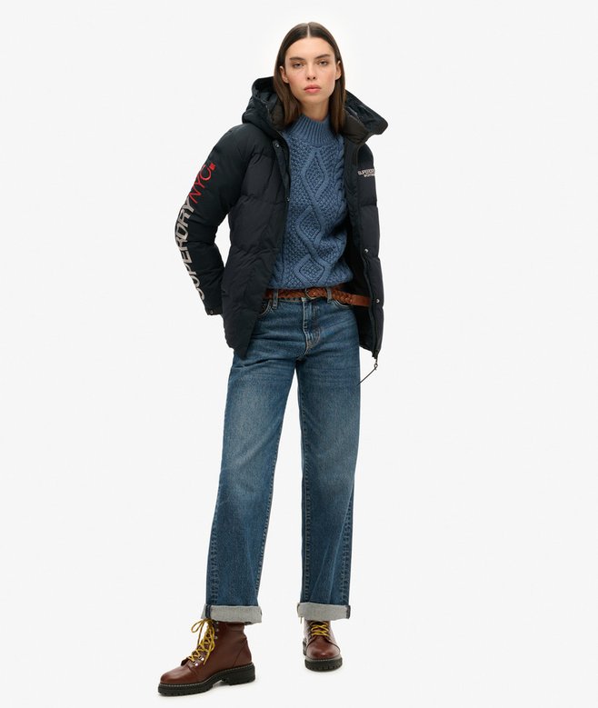 Hooded City Padded Wind Parka Jacket