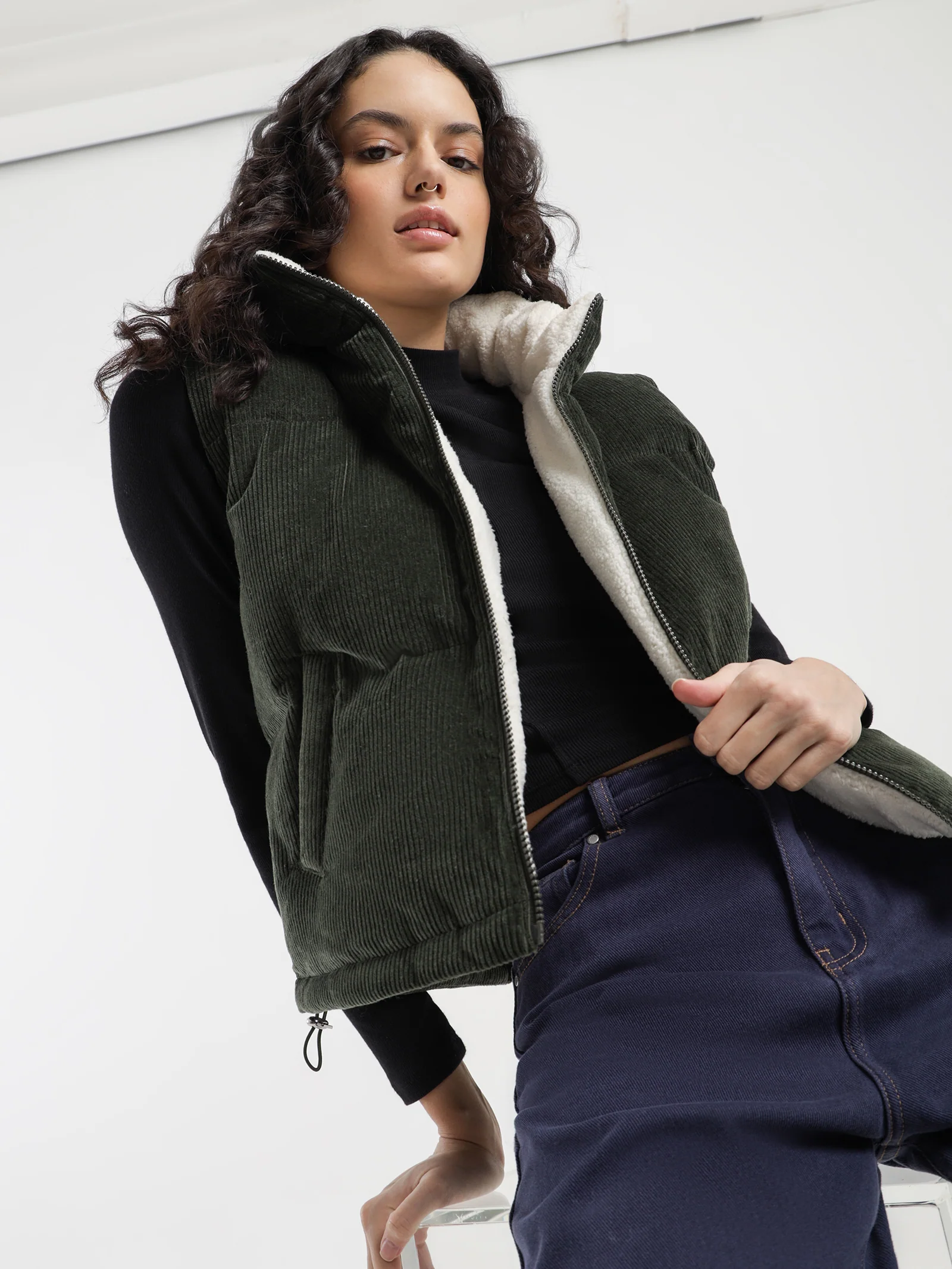Tyler Cord Puffer Vest